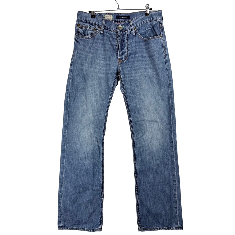 Tommy Hilfiger Mens Revolution Premium Denim Straight Leg Jeans‎ Blue 30x30